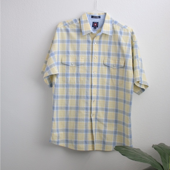MENS Panhandle Plaid Shirt Sz: L - Picture 2 of 5